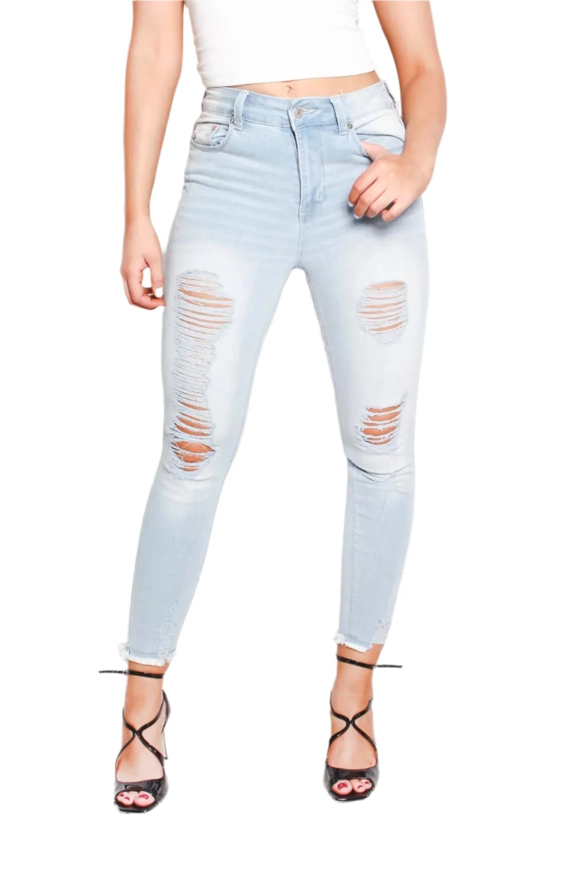 Indigo Light Skinny Jeans