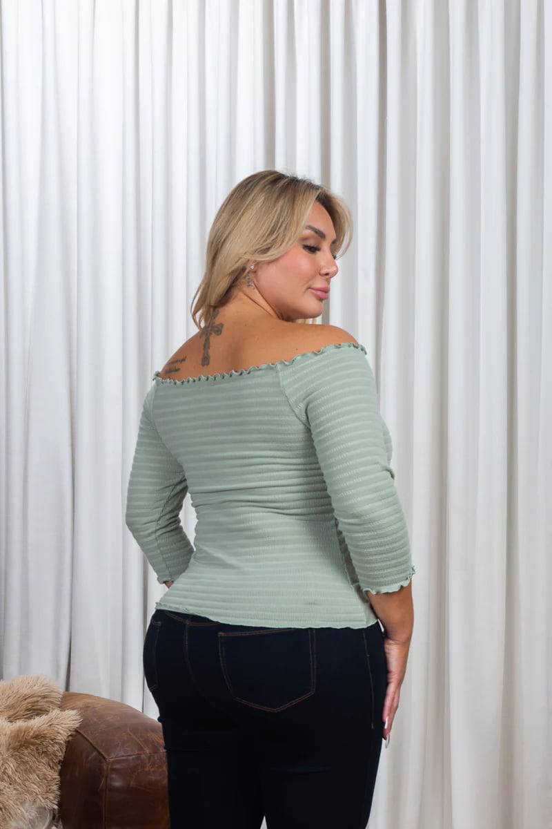 Minty Scrunch-Plus Size