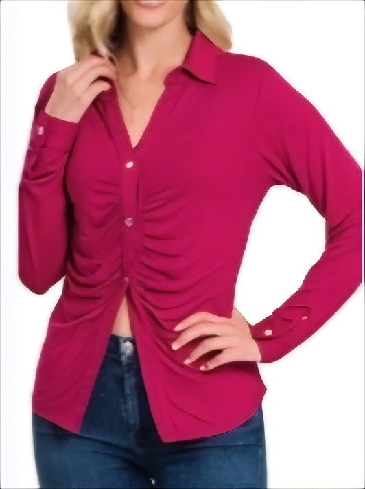 Raspberry Blouse