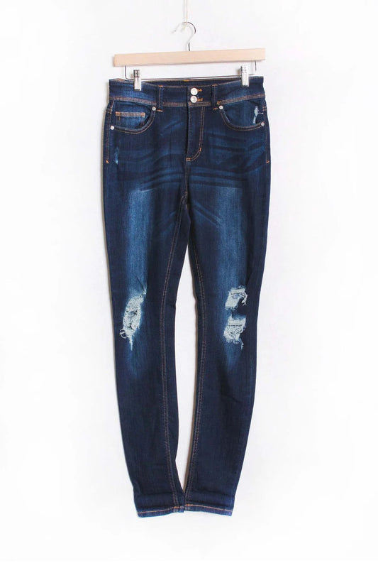 Indigo Dark Cuffed Jean