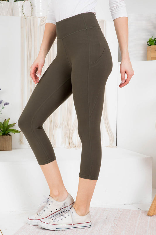 OLIVE LEGGINGS