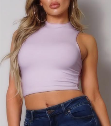 Dusty Lavender top, Sz. Large