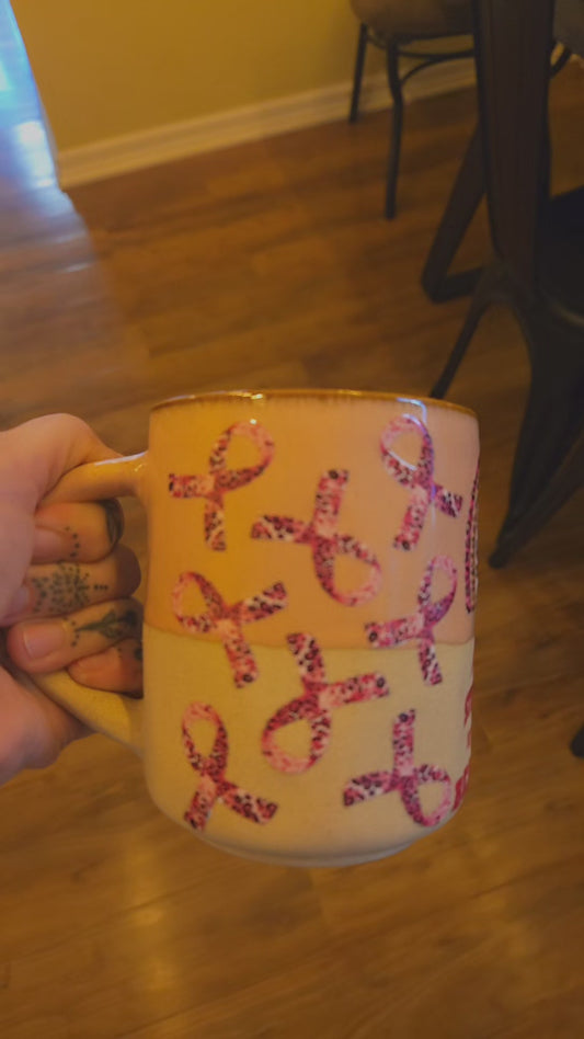 Breast cancer mug "Strong is the new Beautiful"